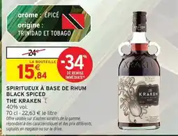 Intermarché Hyper Signal - spiritueux à base de rhum black spiced offre