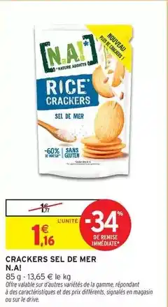 Intermarché Hyper Na! - crackers sel de mer offre