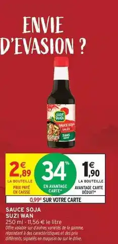 Intermarché Hyper Suzi wan - sauce squa offre