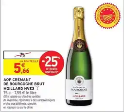 Intermarché Hyper Brut - aop crémant de bourgogne offre