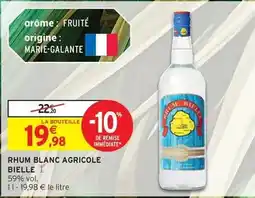 Intermarché Hyper Rhum blanc agricole offre