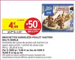 Intermarché Express Signal - brochettes surgelées poulet yakitori offre