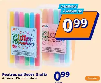 Action Feutres pailletés grafix offre