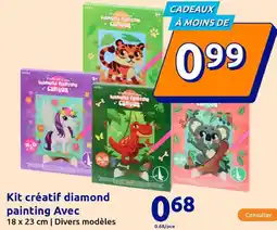 Action Kit créatif diamond painting avec offre