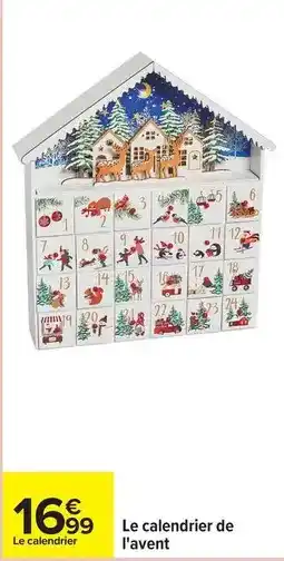 Carrefour Avent - le calendrier de l'avent offre