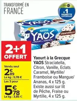 Carrefour Nestlé - yaourt à la grecque offre