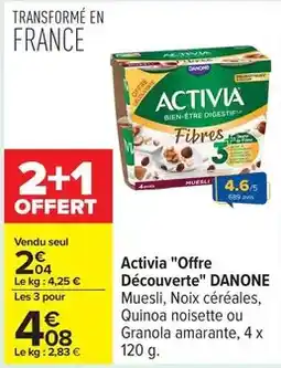 Carrefour Danone - activia offre découverte offre