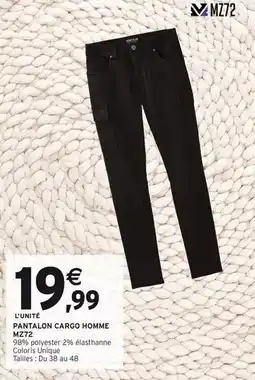 Intermarché Hyper Cargo - pantalon homme offre