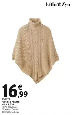 Intermarché Hyper Poncho femme offre
