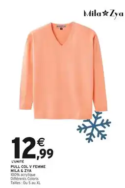 Intermarché Hyper Pull col v femme mila offre