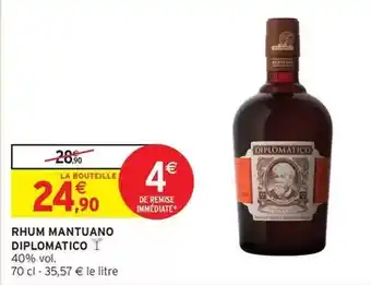 Intermarché Hyper Diplomatico - rhum mantuano offre