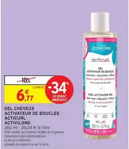 Intermarché Hyper Activilong - gel cheveux activateur de boucles offre
