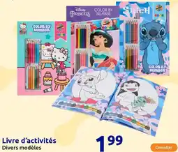 Action Livre d'activités offre