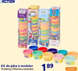 Action Kit de pâte à modeler offre