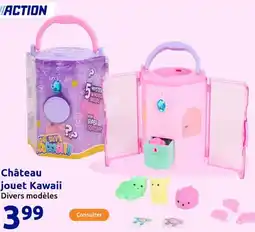 Action Château jouet Kawaii offre
