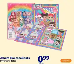 Action Album d'autocollants offre