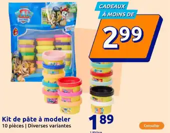Action Kit de pâte à modeler offre