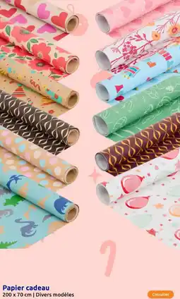 Action Papier cadeau offre