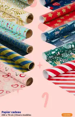 Action Papier cadeau offre