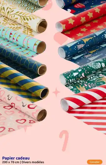 Action Papier cadeau offre