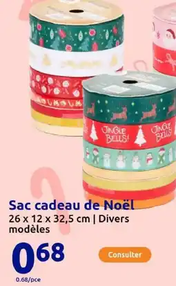 Action Sac cadeau de noël offre