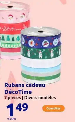 Action Rubans cadeau décotime offre