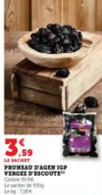 Super U Pruneau dagen igp vergez d'escoute offre