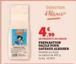 Super U Preparation facile pour gateaux als offre