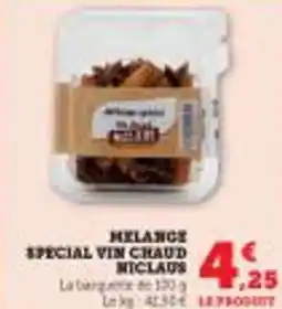 Super U Helange special vin chaud niclaus offre