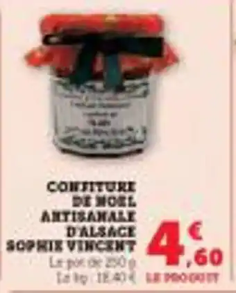 Super U Confiture de horl artisanale d'alsace sophie vincent offre
