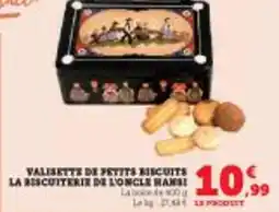 Super U Valisette de petits biscuits la biscuiterie de l'oncle hans offre