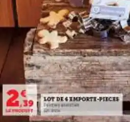 Super U Lot de & emporte-pieces offre