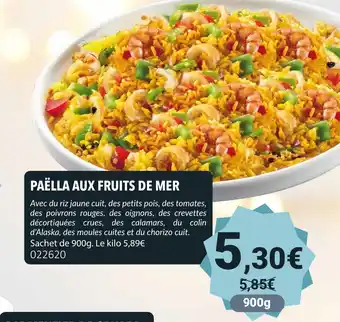Gel 2000 Paëlla aux fruits de mer offre
