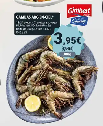 Gel 2000 Gambas arc-en-ciel offre