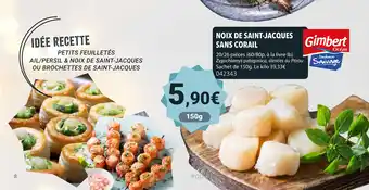 Gel 2000 Noix de saint-jacques sans corail offre