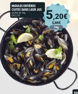 Gel 2000 Moules entières cuites dans leur jus offre