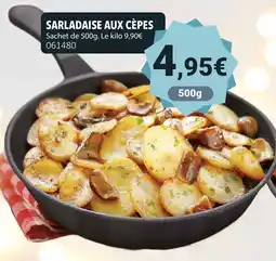 Gel 2000 Sarladaise aux cèpes offre