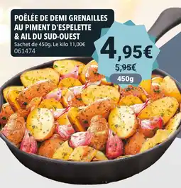 Gel 2000 Poêlée de demi grenailles au piment d'espelette offre