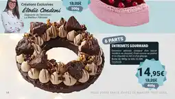 Gel 2000 Entremets gourmand offre