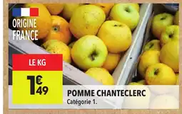 Supeco Pomme chanteclerc offre