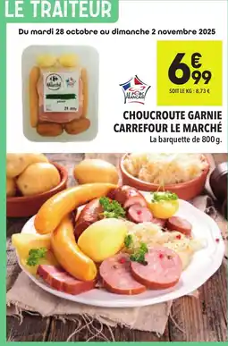 Supeco Choucroute garnie carrefour le marché offre