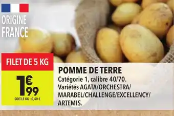 Supeco Pomme de terre offre