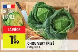 Supeco Chou vert frisé offre