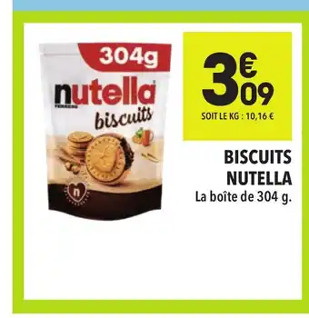 Supeco NUTELLA Biscuits offre