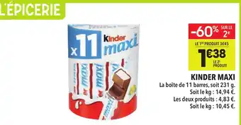 KINDER MAXI