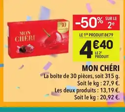 Supeco MON CHÉRI offre