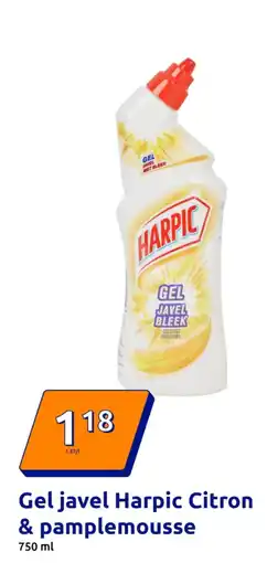 Action Gel javel harpic citron & pamplemousse offre