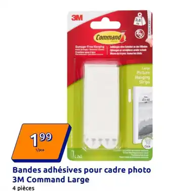 Action Bandes adhésives pour cadre photo 3m command large offre