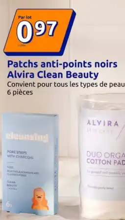 Action Patchs anti-points noirs Alvira Clean Beauty offre