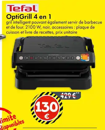 TEDi TEFAL OptiGrill 4 en 1 offre